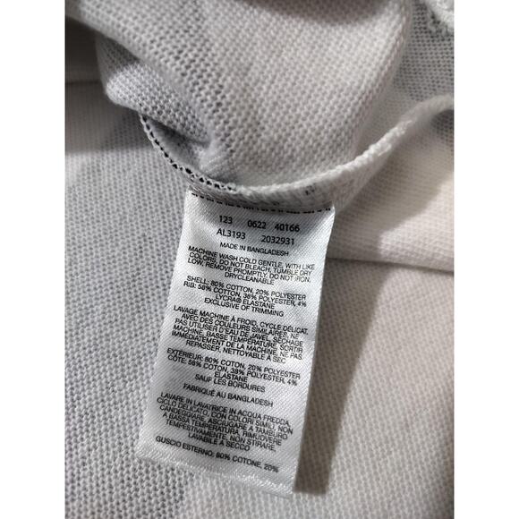 Columbia women navy blue white striped long sleeve Top size M - Picture 11 of 11